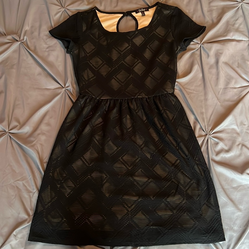 Black and cream dress size small